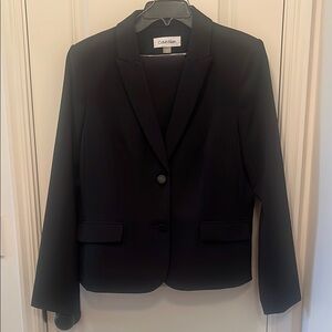 Calvin Klein Women's Black Blazer and Pants